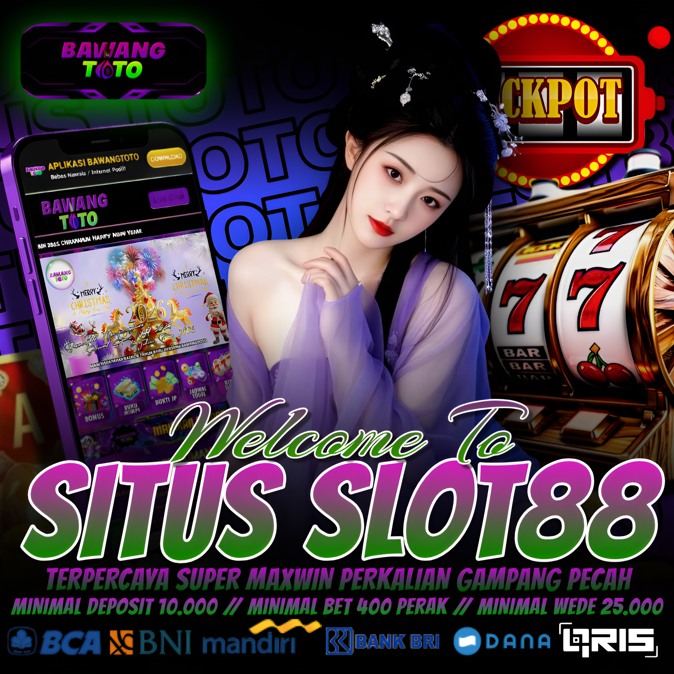 BAWANGTOTO ⚔️ Welcome To Situs Slot88 Terpercaya Super Maxwin Perkalian Gampang Pecah image 1