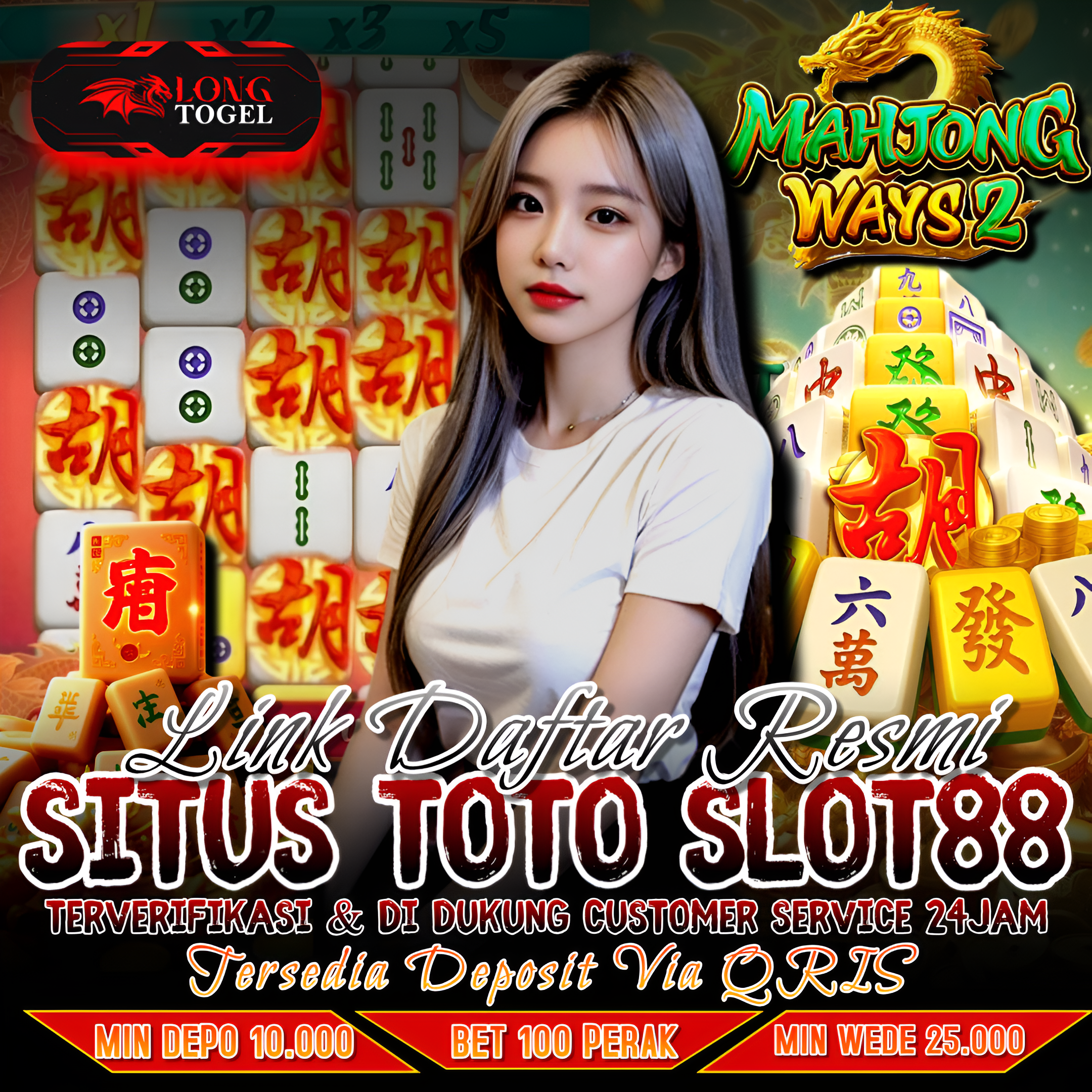 LONGTOGEL 💫 Rangkuman Resmi Daftar Situs Toto Slot88 Terverifikasi Deposit Via QRIS